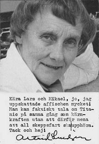Astrid Lindgren Vykort